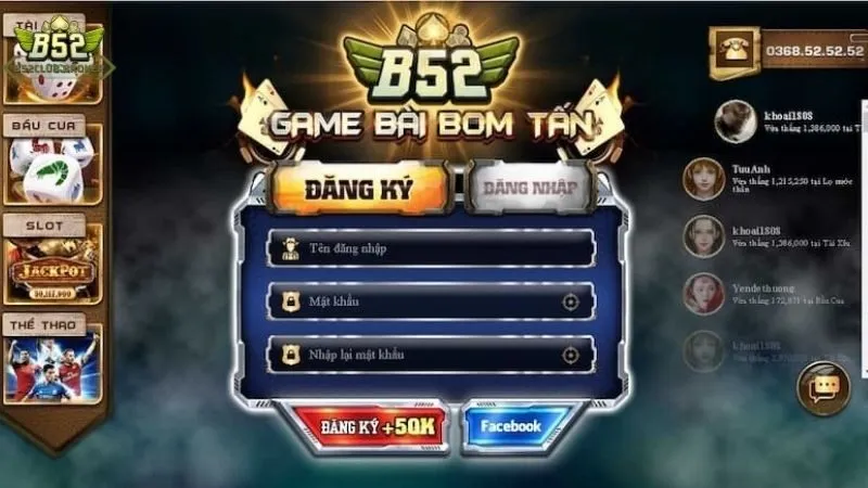 Đăng ký B52Club 